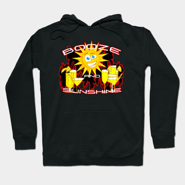 SUNSHINE AND BOOZE Hoodie by ied